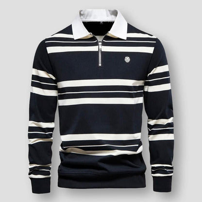 Saint Martin Vancouver Striped Elegance Polo Shirt