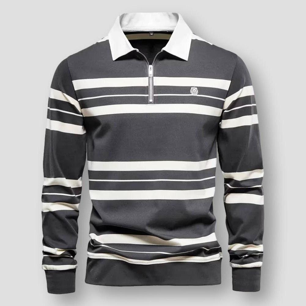 Saint Martin Vancouver Striped Elegance Polo Shirt