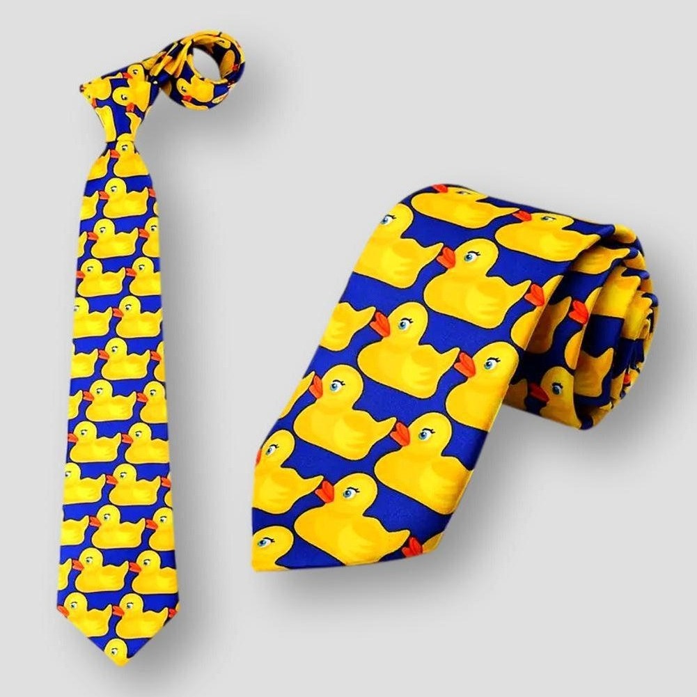 Saint Martin Vegas Little Yellow Duck Necktie