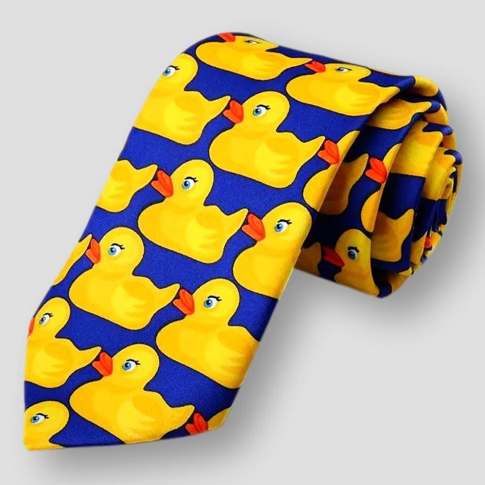 Saint Martin Vegas Little Yellow Duck Necktie