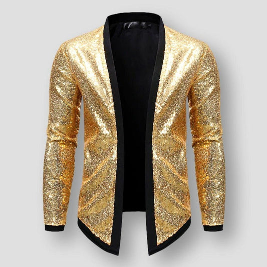 Saint Martin Vegas Shimmering Glam Sequin Blazer