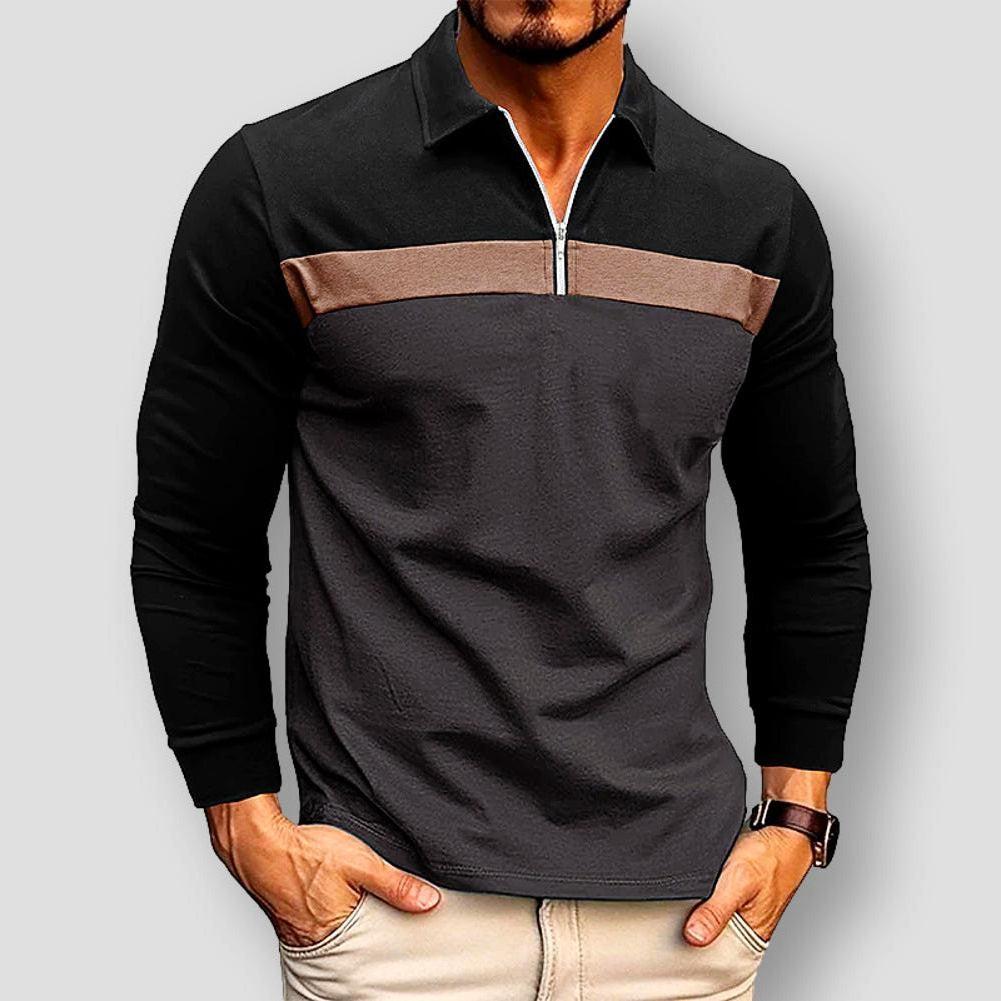 Sky Morris Antonio Pillo-Free Zip Polo Shirt