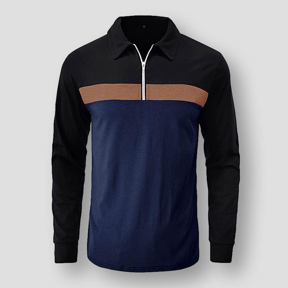 Sky Morris Antonio Pillo-Free Zip Polo Shirt