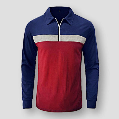 Sky Morris Antonio Pillo-Free Zip Polo Shirt