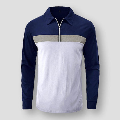 Sky Morris Antonio Pillo-Free Zip Polo Shirt