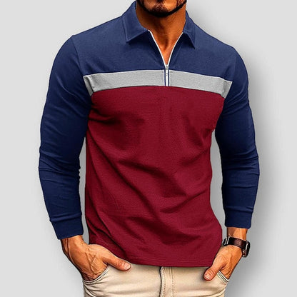 Sky Morris Antonio Pillo-Free Zip Polo Shirt