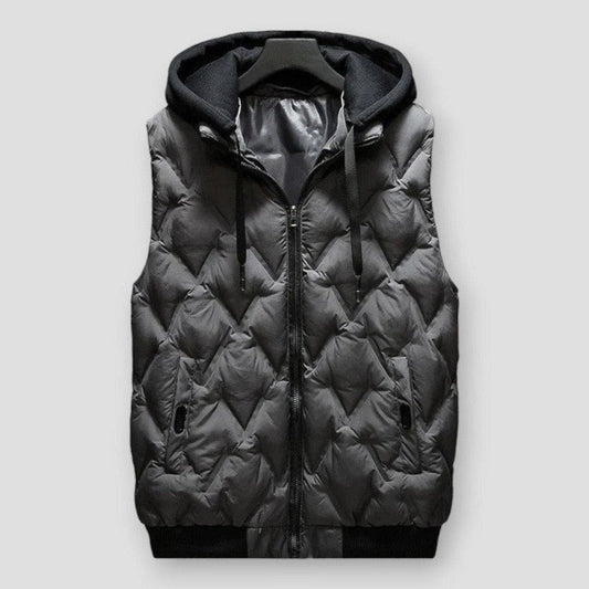 Sky Morris Austin Luxe Zip Hooded Vest