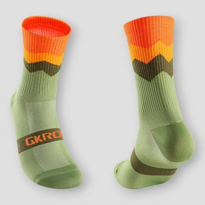 Sky Morris Dayton  ZigZag Cycling Socks