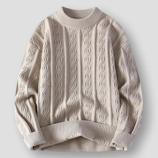 Sky Morris Denton Effortless Twist Striped Sweater