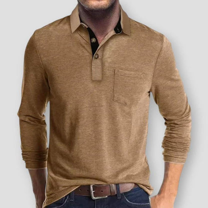 Sky Morris Fort Pierce Long Sleeve Polo