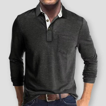 Sky Morris Fort Pierce Long Sleeve Polo