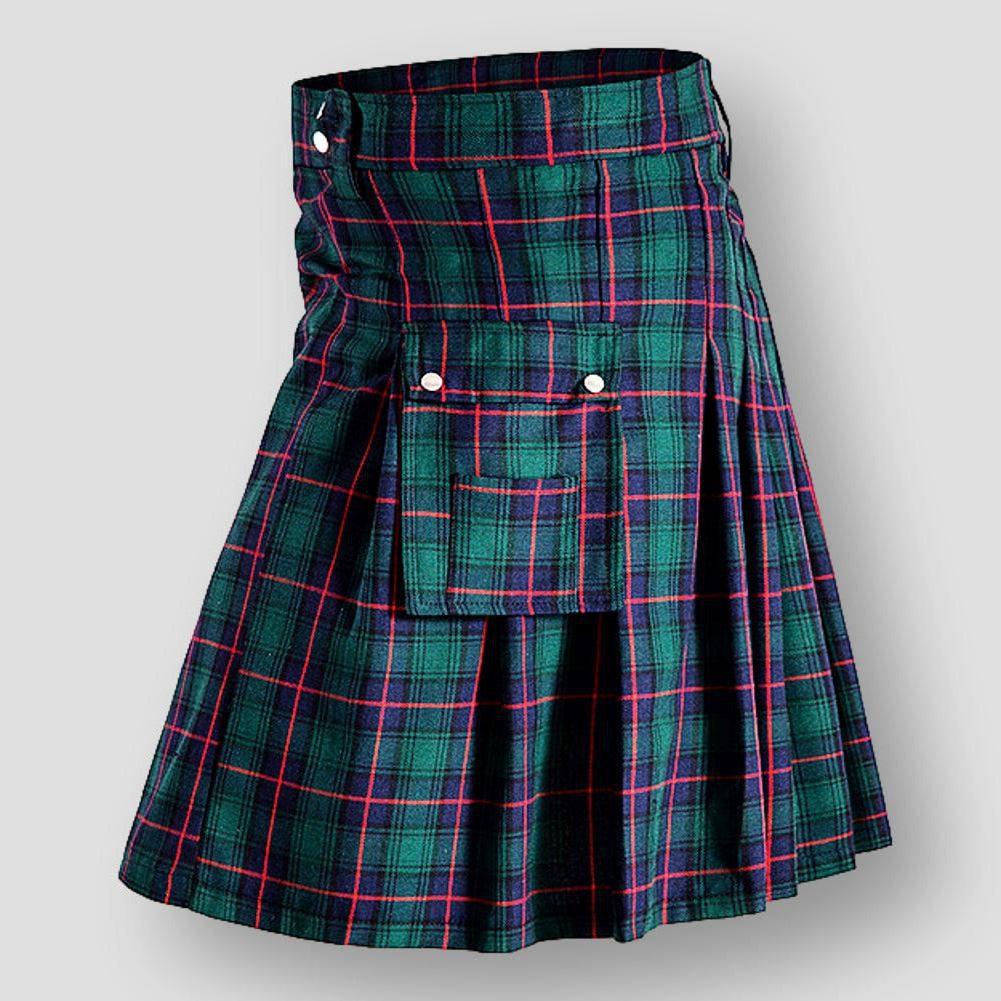 Sky Morris Fremont Vintage Plaid Tartan Kilt