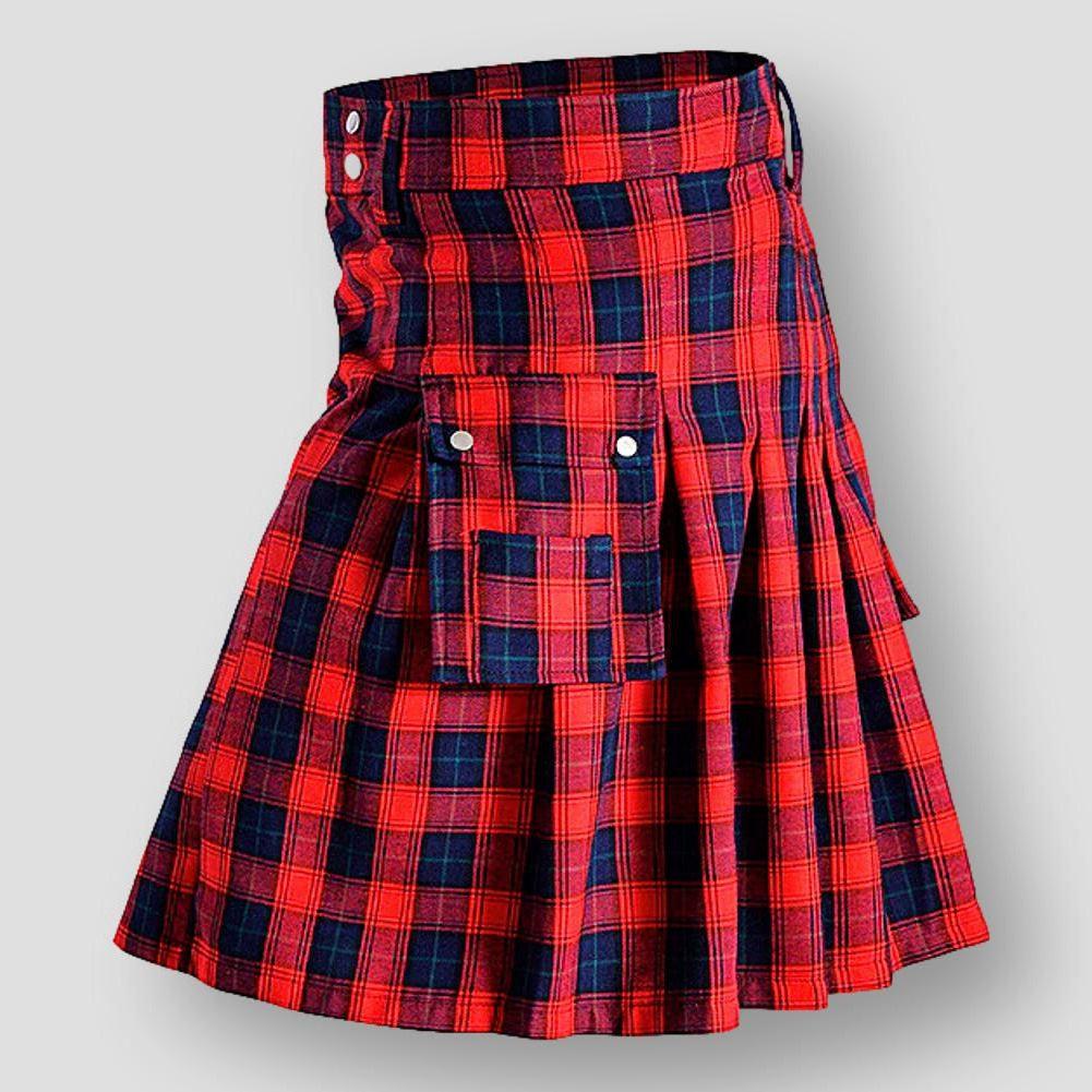 Sky Morris Fremont Vintage Plaid Tartan Kilt