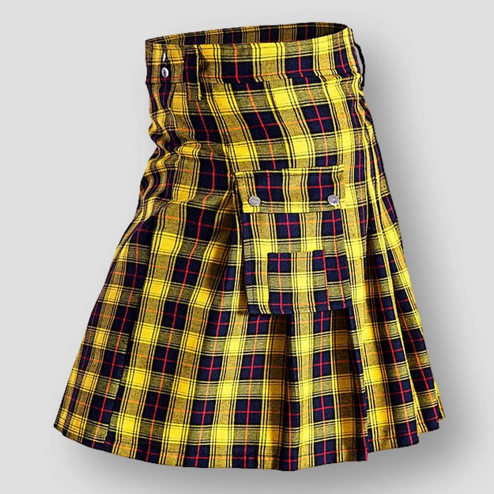 Sky Morris Fremont Vintage Plaid Tartan Kilt