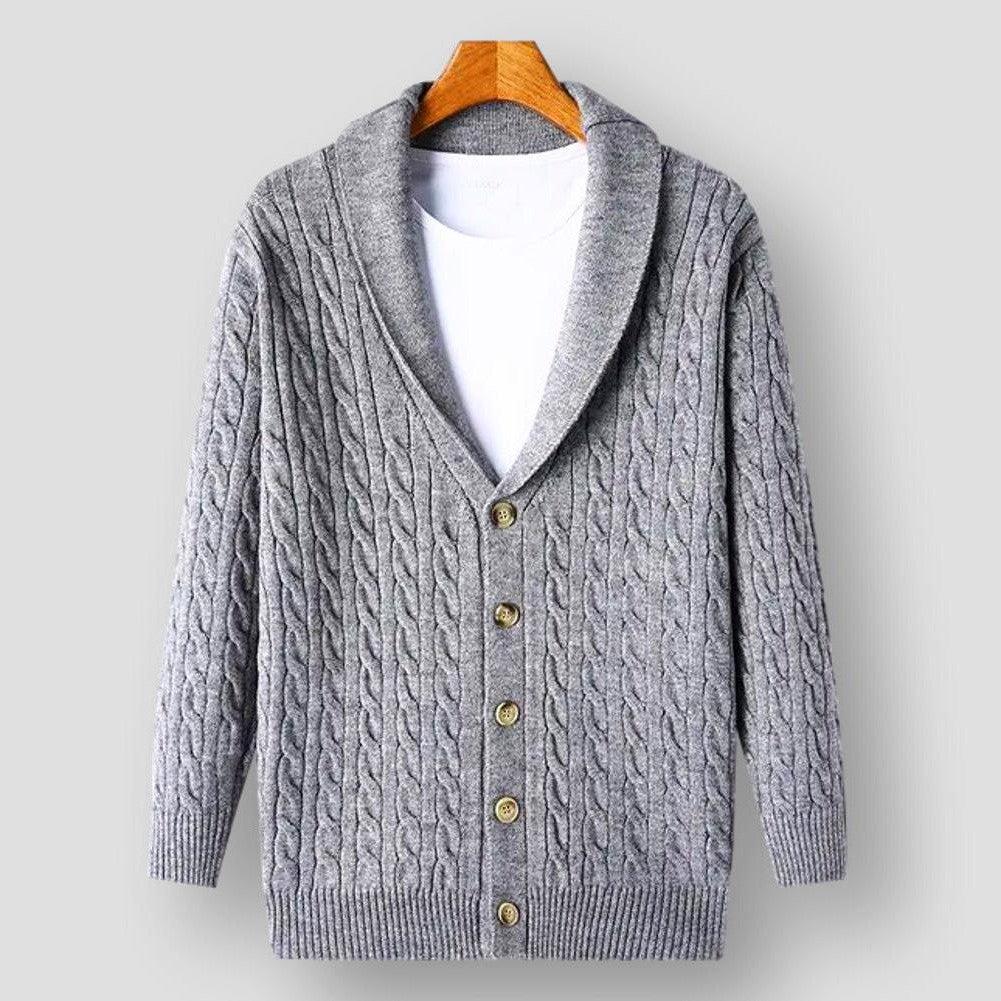 Sky Morris Gilbert Effortless Twist Knitted Cardigan