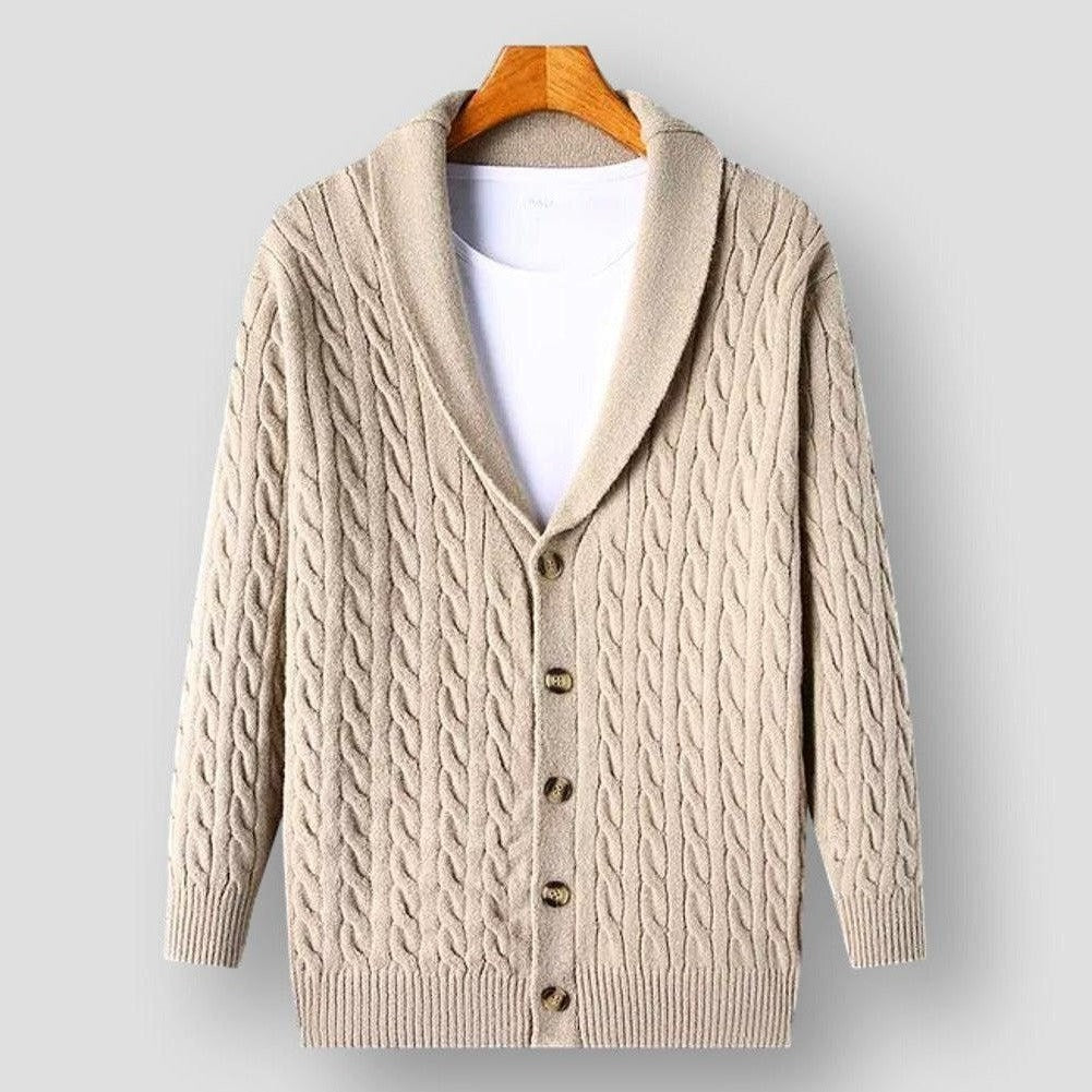 Sky Morris Gilbert Effortless Twist Knitted Cardigan