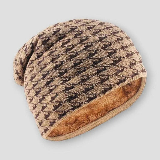 Sky Morris Hillsboro Houndstooth Knitted Beanie