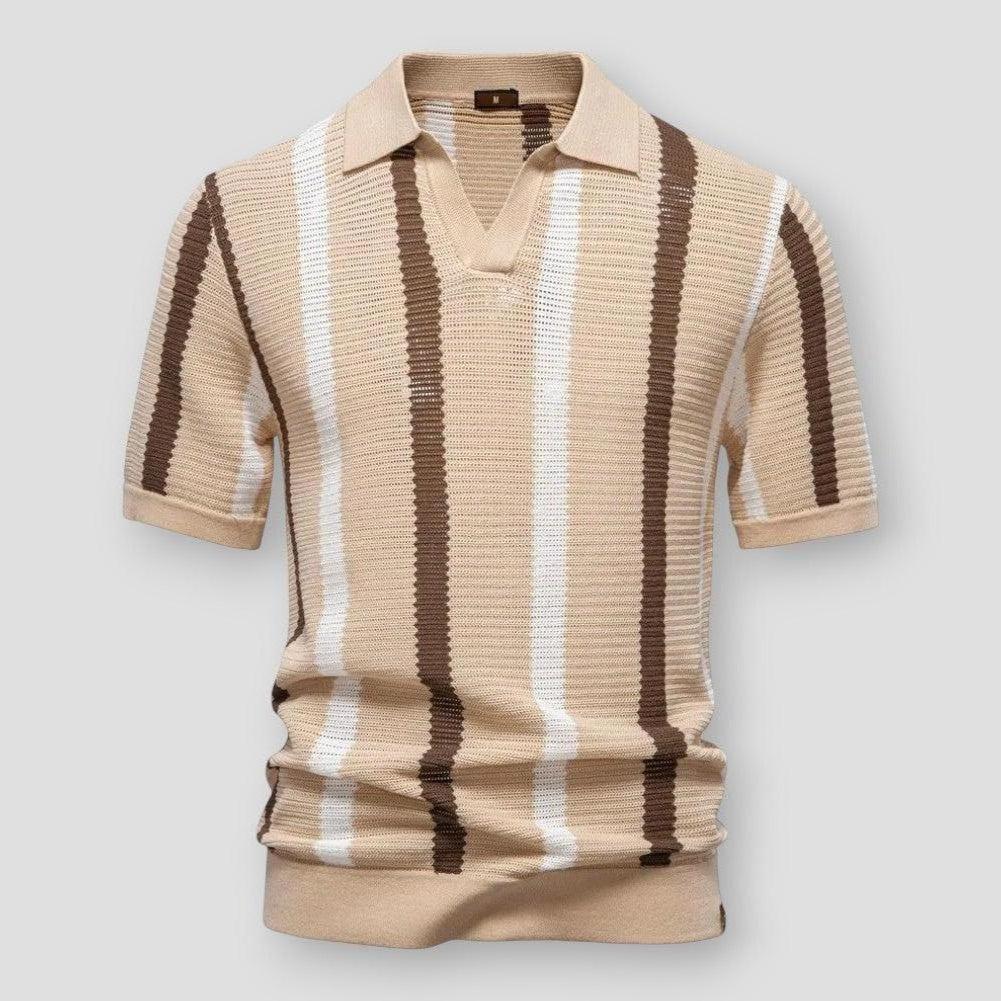 Sky Morris Juneau Knitted Polo Shirt