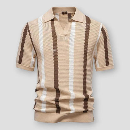 Sky Morris Juneau Knitted Polo Shirt