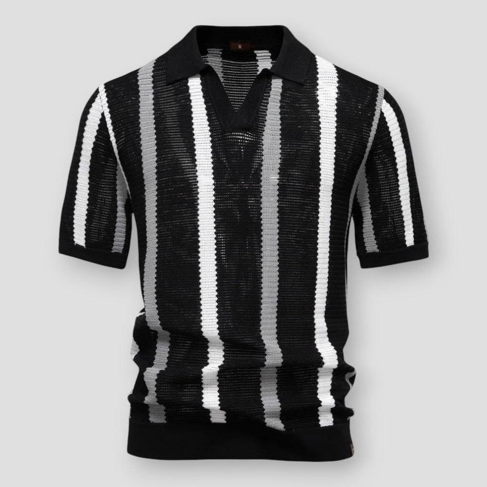 Sky Morris Juneau Knitted Polo Shirt