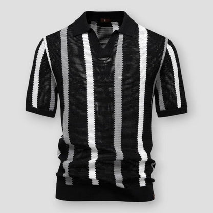 Sky Morris Juneau Knitted Polo Shirt