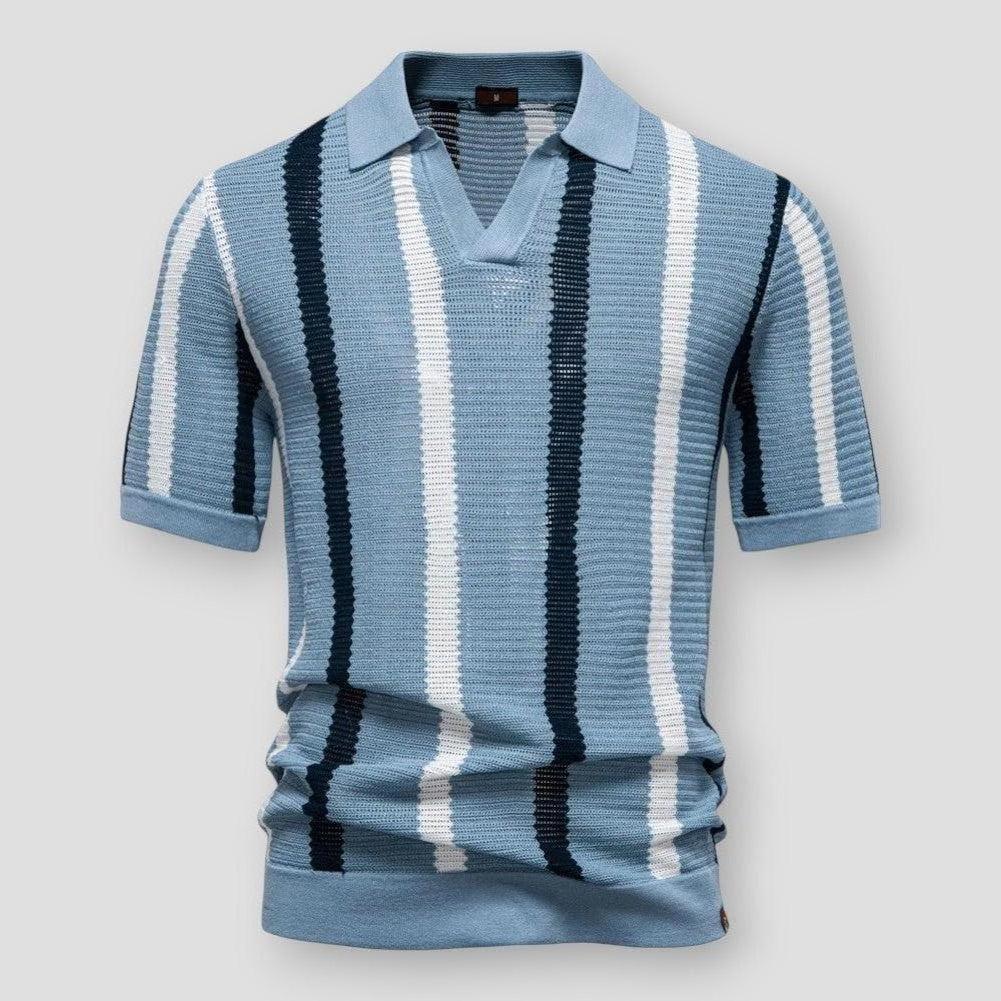Sky Morris Juneau Knitted Polo Shirt