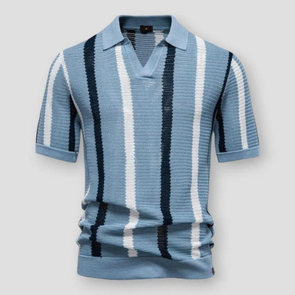 Sky Morris Juneau Knitted Polo Shirt