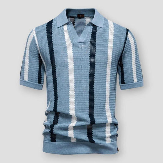 Sky Morris Juneau Knitted Polo Shirt