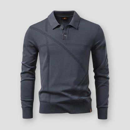 Sky Morris Juneau Long Sleeved Polo