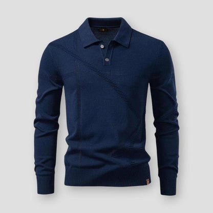 Sky Morris Juneau Long Sleeved Polo