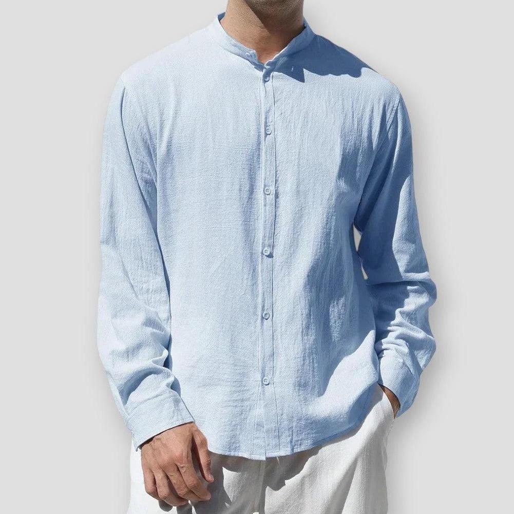 Sky Morris Norwalk Cotton Linen Shirt
