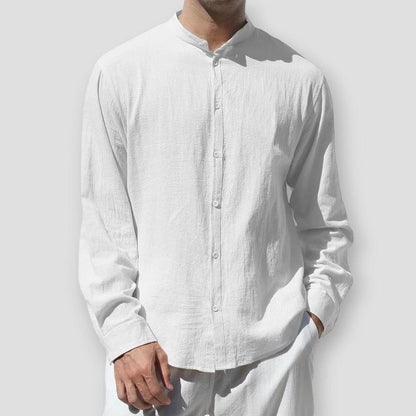 Sky Morris Norwalk Cotton Linen Shirt
