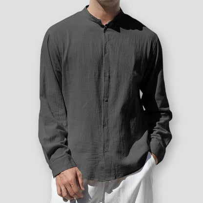 Sky Morris Norwalk Cotton Linen Shirt