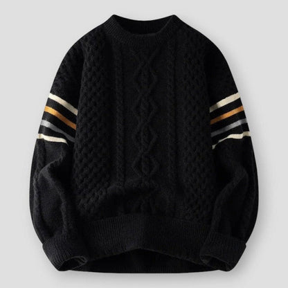 Sky Morris Orlando Luxe Criss-Cross Knitted Sweater