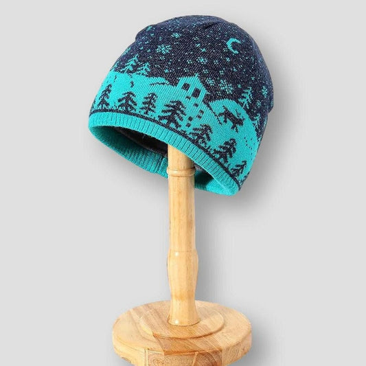 Sky Morris Reno Warm Winter Printed Beanie