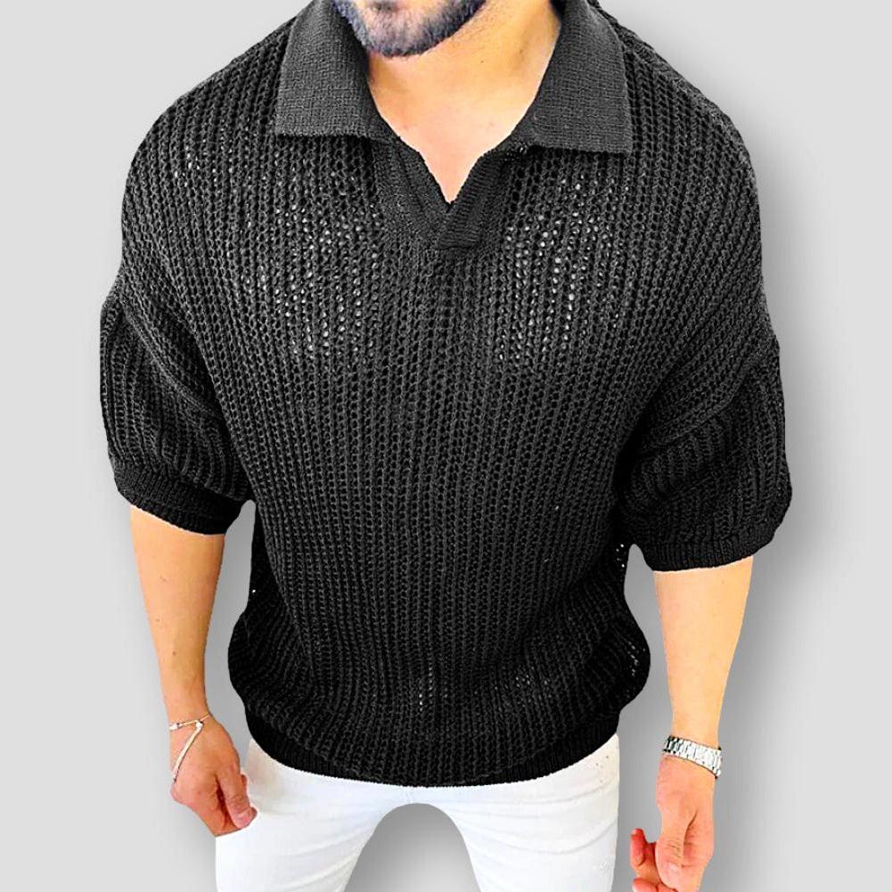 Sky Morris Renton Knitted Chill Polo Shirt