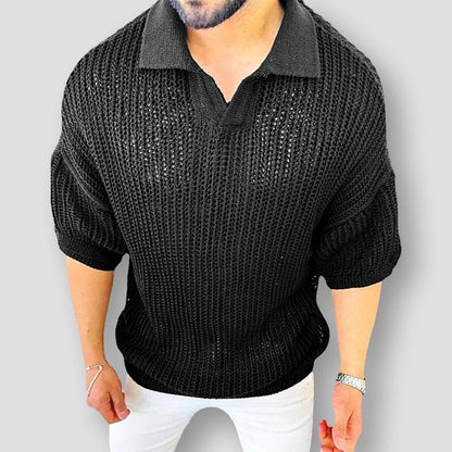 Sky Morris Renton Knitted Chill Polo Shirt