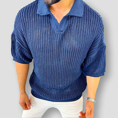 Sky Morris Renton Knitted Chill Polo Shirt