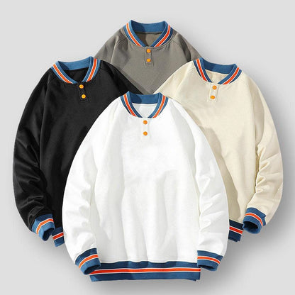 Sky Morris Rockford Striped Comfort Sweatshirt