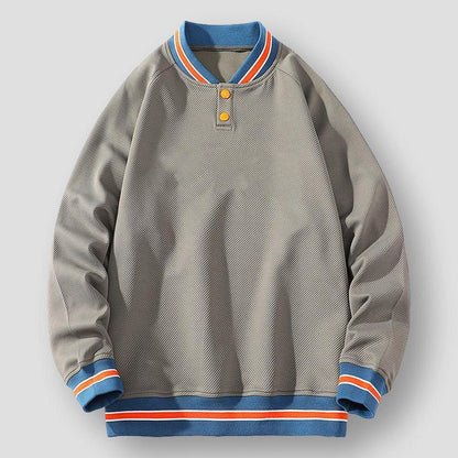 Sky Morris Rockford Striped Comfort Sweatshirt