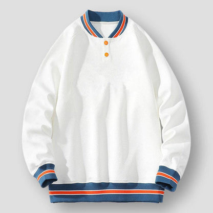 Sky Morris Rockford Striped Comfort Sweatshirt