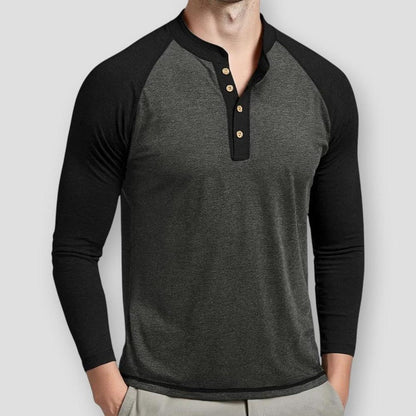 Sky Morris Rogers Henley Pullover