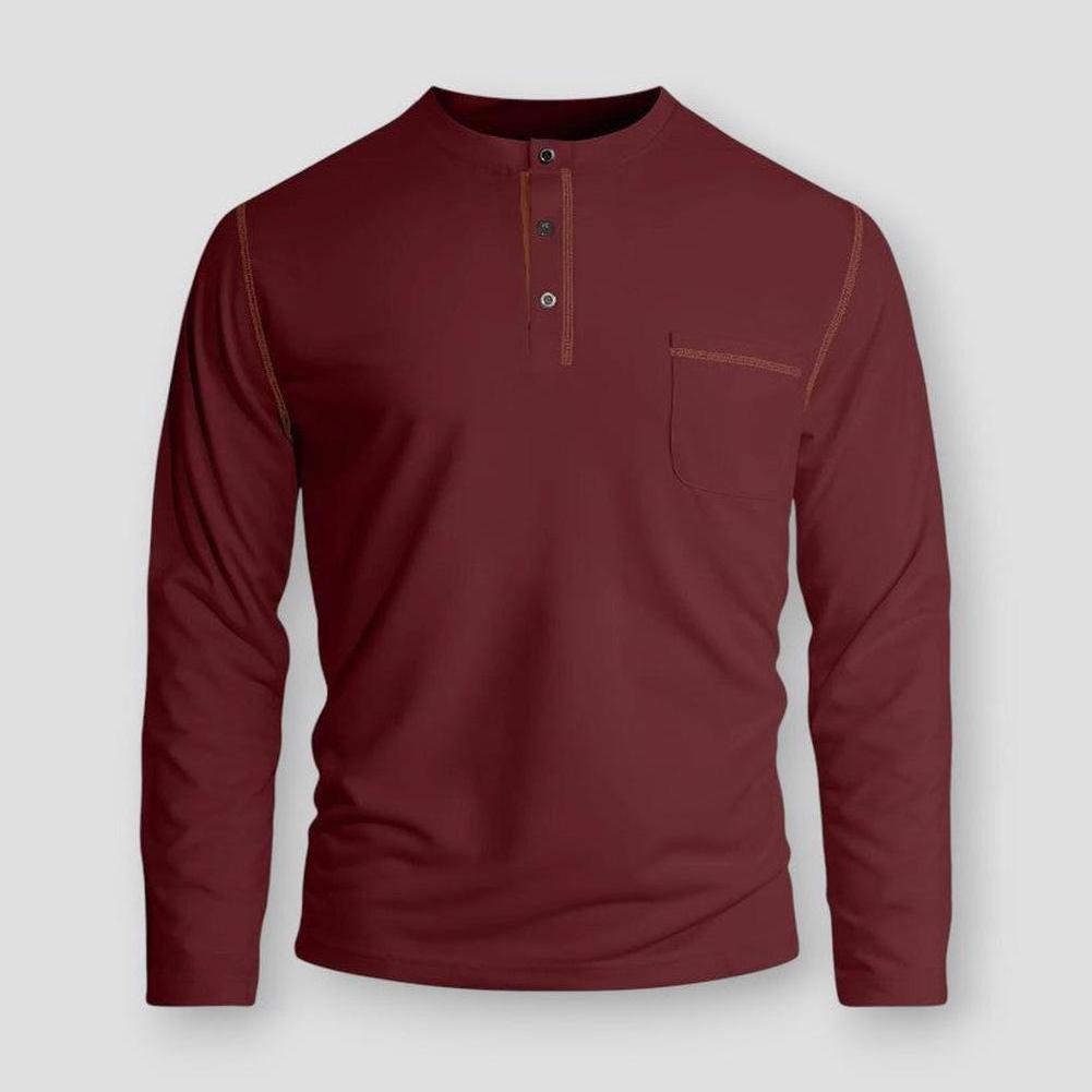 Sky Morris Webster Long Sleeve Henley