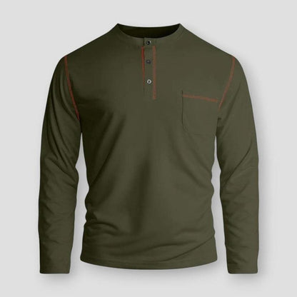 Sky Morris Webster Long Sleeve Henley