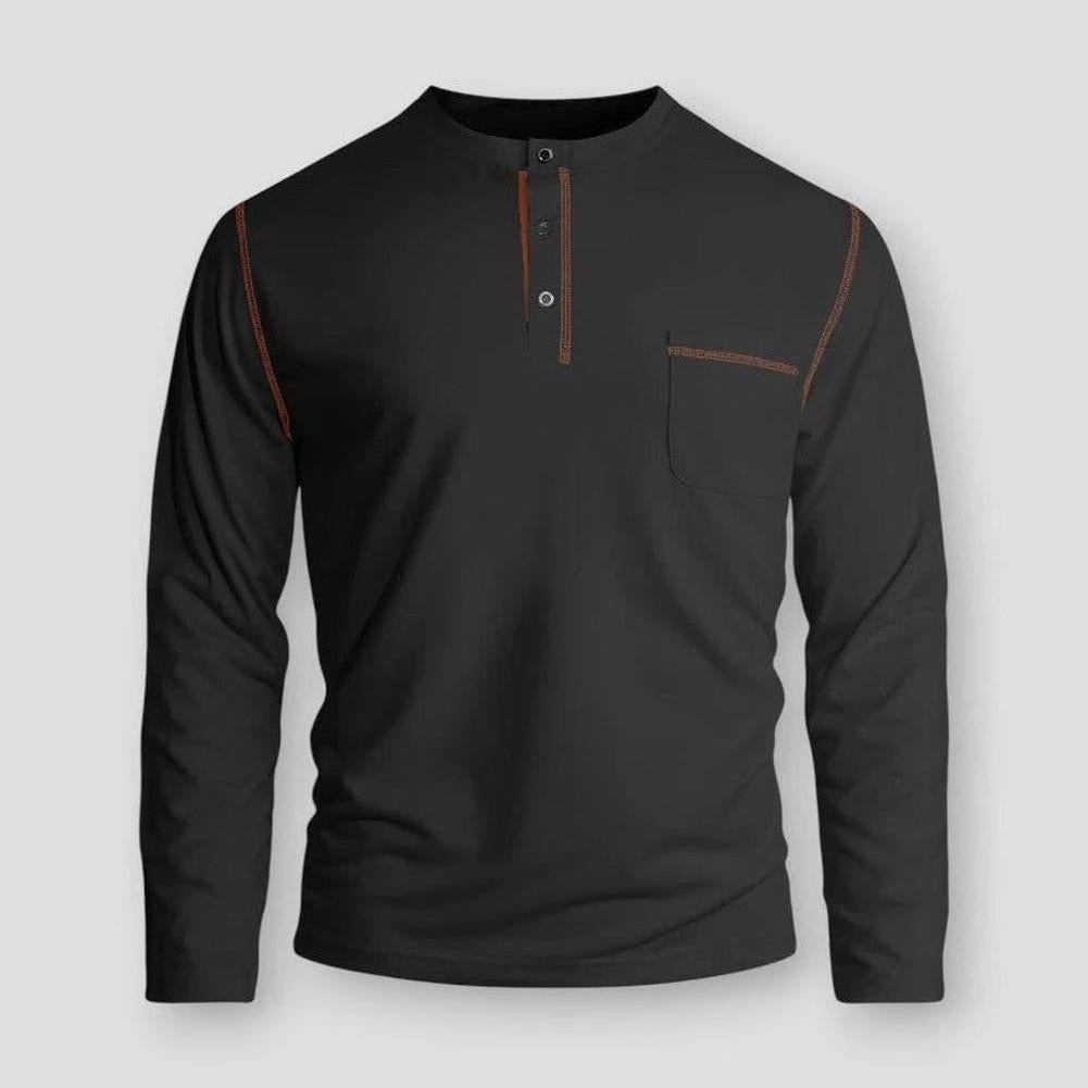 Sky Morris Webster Long Sleeve Henley