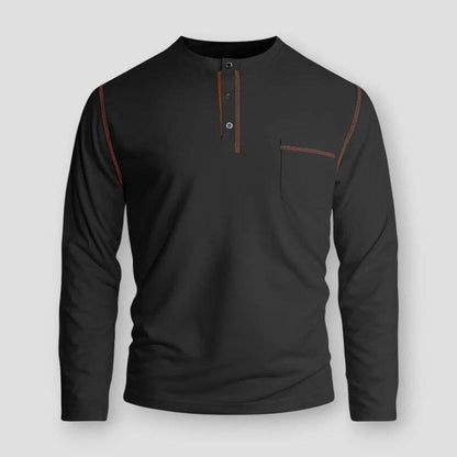 Sky Morris Webster Long Sleeve Henley