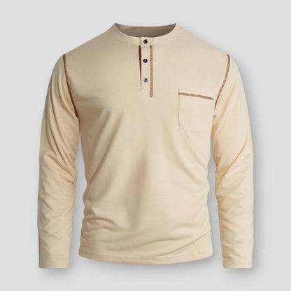 Sky Morris Webster Long Sleeve Henley