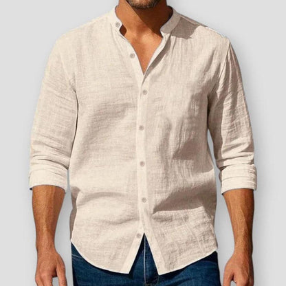 Sky Morris Wellesley Cotton Linen Shirt