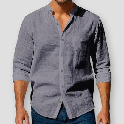 Sky Morris Wellesley Cotton Linen Shirt