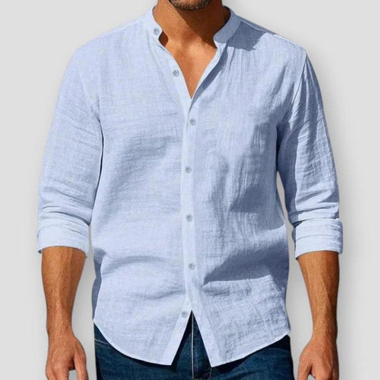 Sky Morris Wellesley Cotton Linen Shirt